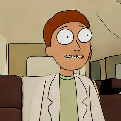 <lora:rickandmortycharacters:1> rm_style, 1man, solo,  sitting, crossed legs, couch