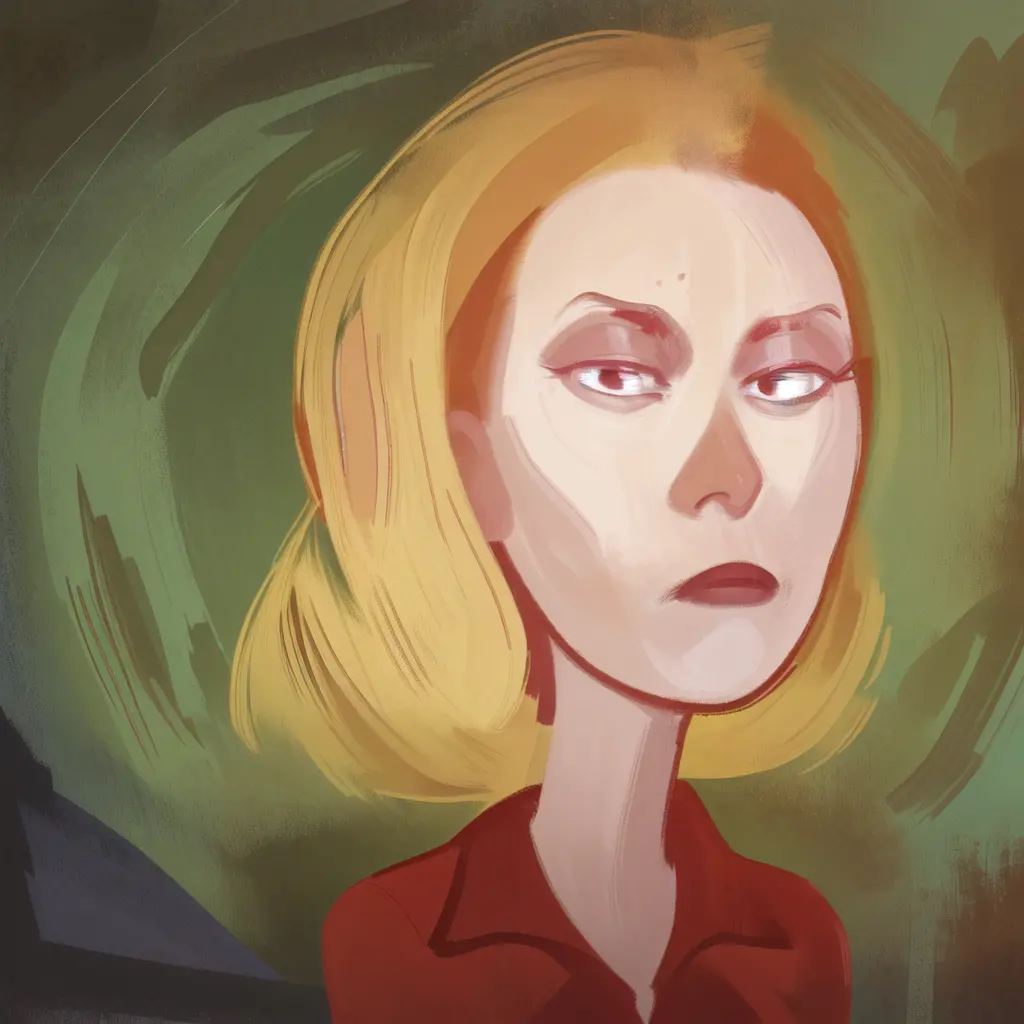 <lora:rick_and_morty_characters:0.5> beth_smith, 1girl, solo, upper body, <lora:DiscoElysiumStyle_v1:1> zaum, elysiumchar, portrait, blonde hair