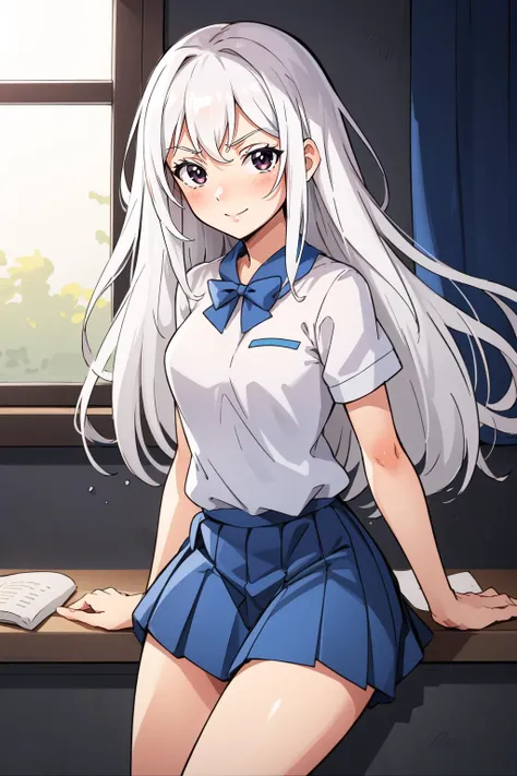 (masterpiece, best quality), intricate details,
<lyco:GoodHands-beta2:0.8>
1girl, <lora:Echidna:0.8> EchidnaRZO, white hair,
<lora:HaruCheer:0.8> HaruCheerUniform, blue skirt,