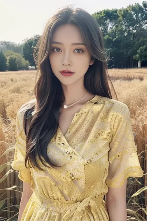 yellow_lure_dress, 8k, cute,(realistic:1.1), (photorealistic:1.1), (masterpiece:1.1), (best quality:1.1), RAW photo, highres, ultra detailed, High detail RAW color photo,professional photograph,1girl,solo,long hair,
beautiful detailed eyes,natural lighting, wheat field,full body,
(detailed face:1.2),extremely beautiful face,cute, beautiful eyes<lora:yellowLureDress:0.7> <lora:Velvia2:0.6>, <lora:Gini_S2:0.4>