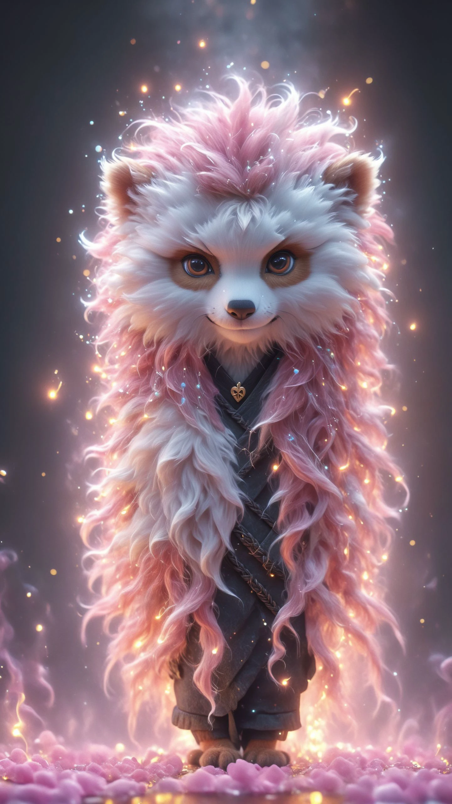 cutest tiny fantasy animal, with sprouting pastel red hair, line art, ultra hd, japanese anime artist drawn, dlsr, dream animal cute eyes, celebrating st patriks day, trending on artstation, cotton candy, octane render, cinematic, <lora:add-detail-xl:0.8> <lora:Stardust-XL:0.8> <lora:XDetail_light:0.8> <lora:Fantasy_Wizard__Witches_SDXL:0.8> hkmagic <lora:SDXL_double_exposure_Sa_May:0.8> double exposure