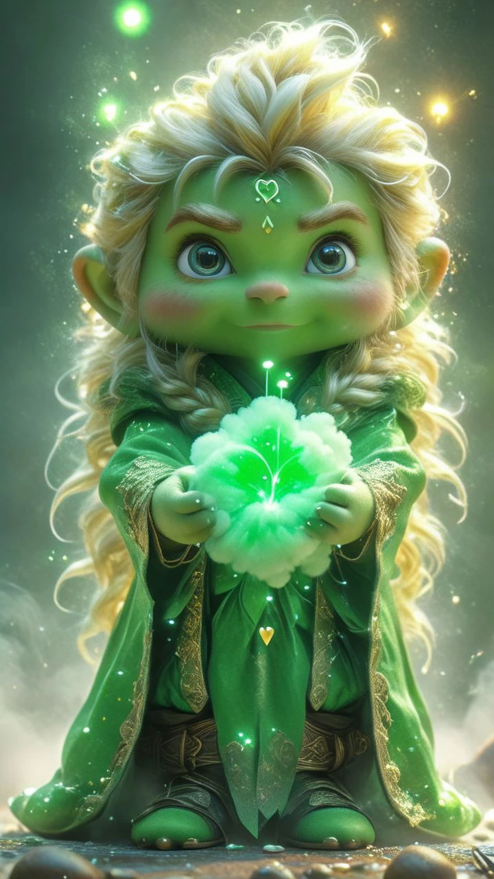 cutest green tiny fantasy leprechaun, with pastel golden hair, line art, ultra hd, japanese anime artist drawn, dlsr, dream animal cute eyes, celebrating st patriks day, trending on artstation, cotton candy, octane render, cinematic, <lora:add-detail-xl:0.8> <lora:Stardust-XL:0.8> <lora:XDetail_light:0.8> <lora:Fantasy_Wizard__Witches_SDXL:0.8> hkmagic <lora:SDXL_double_exposure_Sa_May:0.8> double exposure