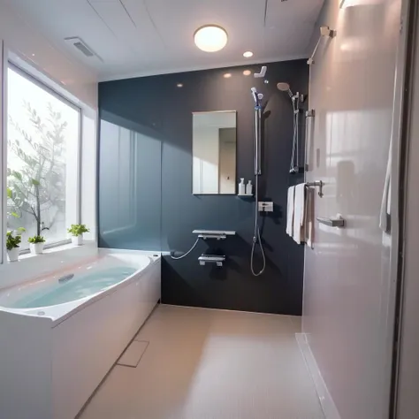 best quality, ultra-detailed, illustration,
JMF, faucet, scenery, bathroom, indoors, bathtub, sink, water, shower head, bath, ceiling light, mirror, reflection, window, shower (place), lamp, realistic, photo background, photo (medium)
<lora:JAPAN_Scenery_OFURO_SD15_V3:1>