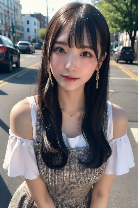 glamour photo of yurayura_yuuura, shot at eye level, on a Fujifilm X-T4 with a 50mm lens,<lora:yurayura_yuuura-15:0.9>, outdoor