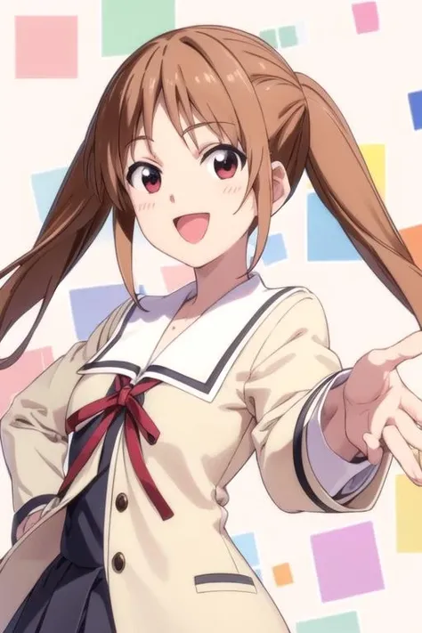 (((pixel-perfect, detail-perfect))), solo, 1girl, <lora:yoshiko-ahogirl:0.8>, yoshiko hanabatake, school uniform, looking at viewer, smile, :d
