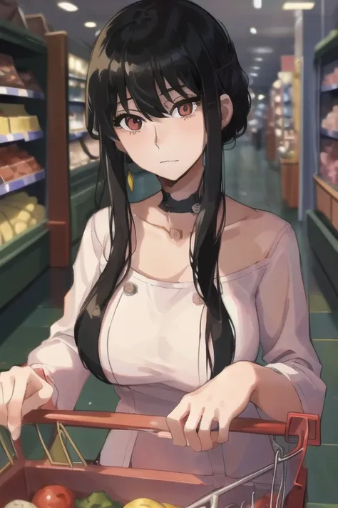 (1girl shopping:1.4)  <lora:yorBriarSpyXFamily_v10:1> grocery store cart

 Volumetric Lighting, Best Shadows, Shallow Depth of Field, photograph of Stunningly Beautiful Girl, Delicate Beautiful Attractive Face With Alluring Sharp Eyes, Eyebrows, (Highest Quality, Amazing Details:1.25), (Solo:1.3), Brilliant Colorful Paintings
