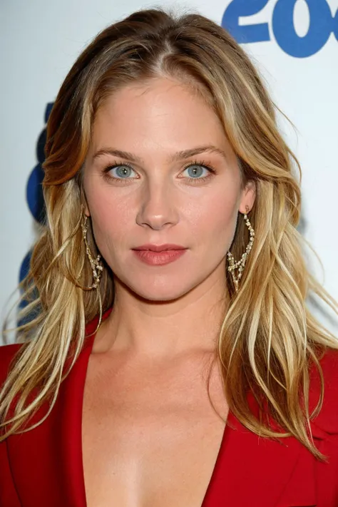 medium shot, <lora:Kelly:0.9>, messy blond hair, red lips blue eyes, 80s fashion, realistic photo of Kelly, a woman, simple background, (masterpiece:1.0), (best quality:1.0), (intricate details), flash photography