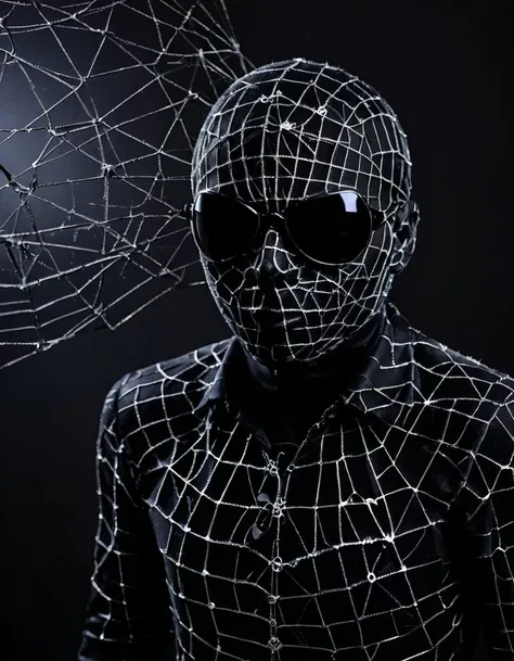 a Spy made of Spider web