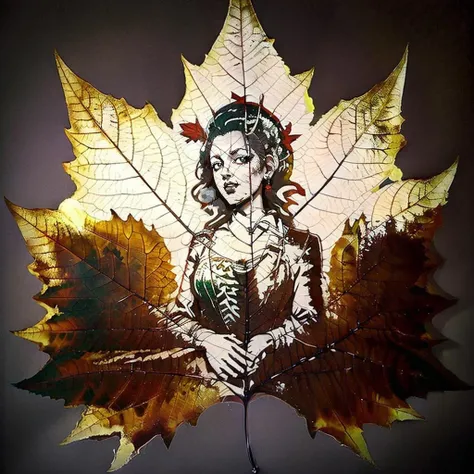 best quality, (simple background), (leaf:1.2), Art, <lora:LeafArt_Sora:1.0>, (style of Gris Grimly:1.3)
(masterpiece, best quality:1.5),
Maxi dress, Glacier, Stormy weather, \Celestia Ludenberg(danganronpa)