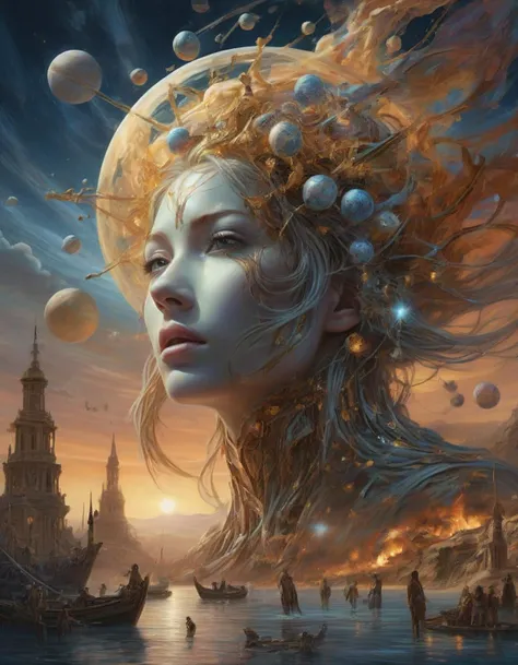 Celestial Mirage Conquest:
The invaders employ advanced holographic technology to create celestial mirages, deceiving humanity with illusions of cosmic wonders. Unbeknownst to onlookers, these mesmerizing visions mask the encroaching dominion of beings not bound by the laws of our reality.