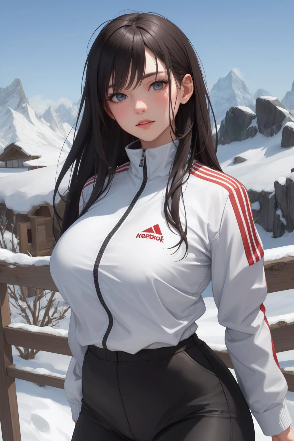 (masterpiece, best quality:1.2), (ultra detailed), (illustration), (distinct_image), (intricate_details), (delicate illustration),
upper body, (extremely detailed facial features:1.1), highly detailed face, Flawless face, detailed_eyes,detailed skin,silky hair, flowing hair,
breasts, large breasts, looking at viewer,
(mature female:1.2), curvy, (Radiant beauty:1.1),
1girl, solo focus, __yd4__,fine fabric emphasis,__outdoor__,