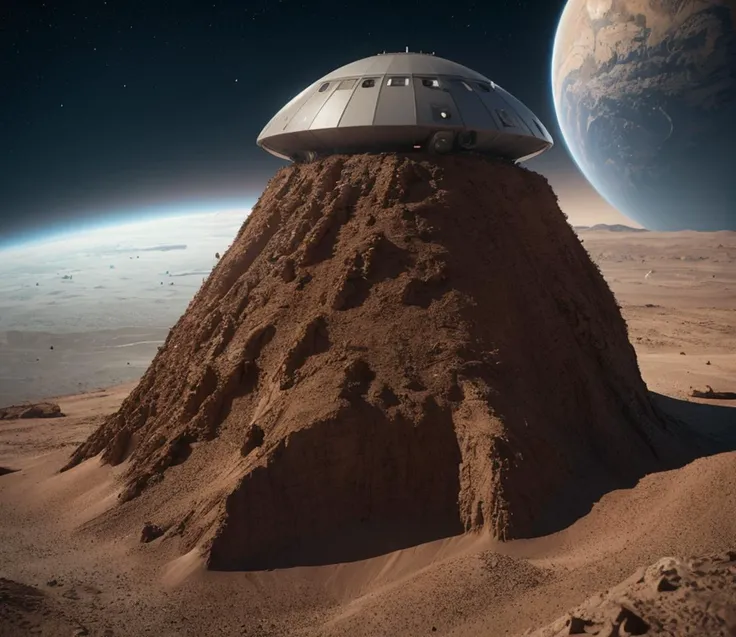 medium shot of detailed planetary explorer of harsh alien worlds cinematic shot on canon 5d ultra realistic Darek Zabrocki, Neil Blevins, Cedric Peyravernay, sci-fi atmosphere