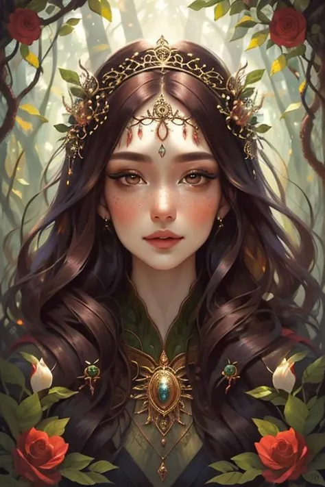 woman in a mythical forest, masterpiece, perfect face, intricate details, horror theme <lora:S12 v4.2 NAI_208163:1> ohwx