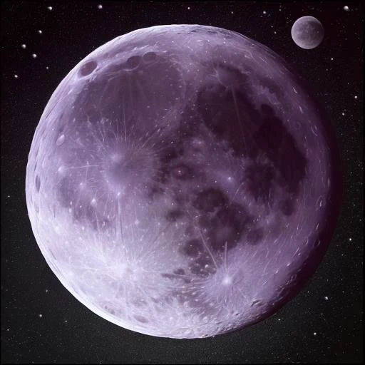 32k UHD portrait of moon view from Earth, (full moon), bright stars, visible details, flying comet, ((Troubadour style))