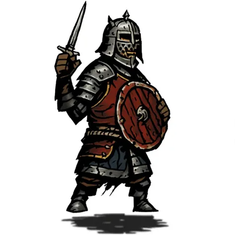 ddstyle, a medieval warrior <lora:DarkestDungeonSDXL:1.0>