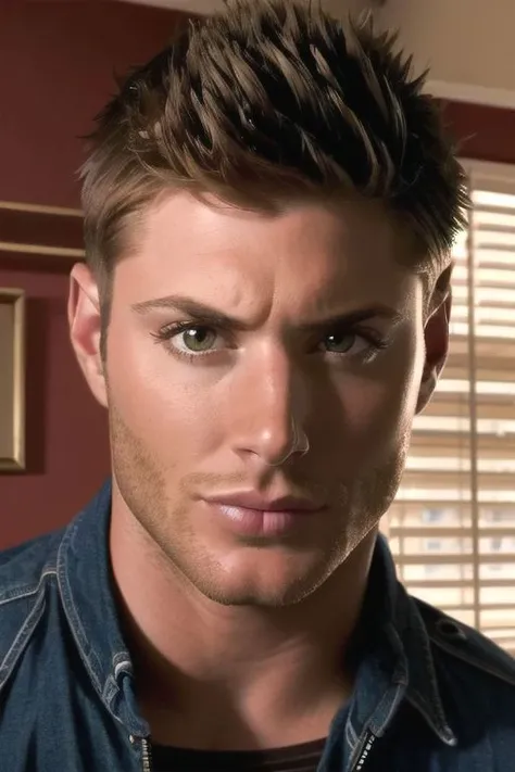 1boy,
dean winchester,
close up,
looking at viewer,
 <lora:Dean_Winchester:0.9>