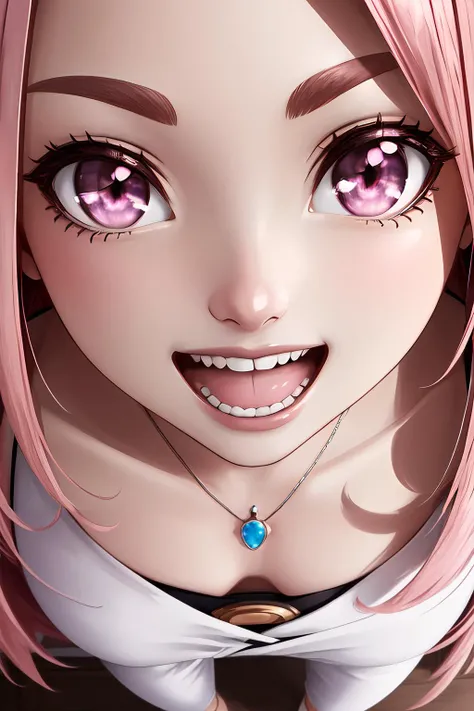 (masterpiece, best quality), intricate details,
1girl, <lora:CHAR-MoriCalliope:0.8> MoriCalliope, long hair, pink hair, pink eyes,
<lora:Parody close upV1:1> parody close up , open mouth, smile, from above, forehead,