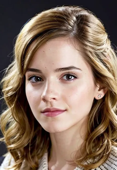 masterpiece, highres, 4k, 8k, highquality, girl, woman, <lora:emmaWatson_v10:0.65>, portrait
