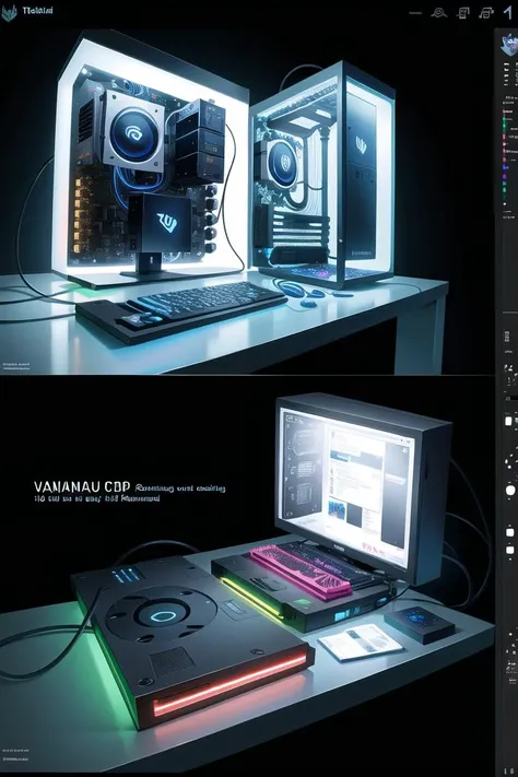 <lora:TalDarimAI:.9> TalDarimAI ,pc computer case, intricate, details, RGB with gpu and cpu, touching water with rgb for the cpu