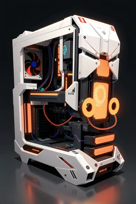 <lora:PurifierAI:.9>PurifierAI, pc computer case, intricate, details, RGB with gpu and cpu, touching water with rgb for the cpu