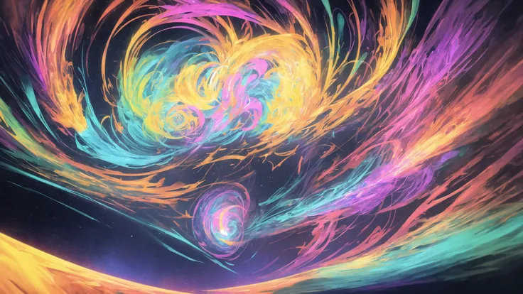 Art By Alex Gray, Psychedelic, Vibrant, Geometric, Detailed, Intricate, Colorful, Abstract Expressionism, trippy, swirls, abstract shapes, multicolored, mesmerizing, sparks, mind blowing, visually stunning, ethereal, cosmic artwork, visionary art, surrealist art, optical illusion, space age design, kinetic art, ethereal dreamscapes, modern art movement, unreal digital art