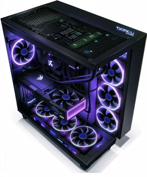 <lora:ToxicPunkAI:.9> ToxicPunkAI ,pc computer case, intricate, details, RGB with gpu and cpu, touching water with rgb for the cpu