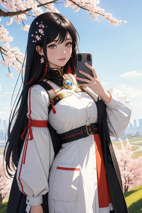 1girl, colorful Technical illustration, elegant, intricate background, selfie shot angle of a Techno Geeky ("The Great Divide":1.3) , Hazel background, flawless blossoms with Birch, Hazy conditions, Wide view, Illustration, Lonely, Icepunk, Direct light, 80mm, Instax, Spirals, Magic the gathering, extremely detailed CG Unity 8k wallpaper, 64K, [ (by Hisui Sugiura:0.8) : (Alexander McQueen:1.0) : (Randolph Caldecott:1.2) :3]