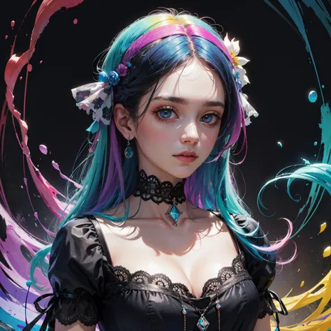 ((best quality, masterpiece, absurdres, super-resolution)) (Colorful:1.5)