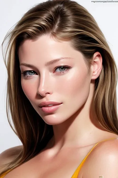 (CR-Jessic4Biel-jjonahjameson:0.9), face closeup photo of woman, (grey background:1.0), (slick hair:1.0), (oiled shiny skin:1.0), (tilted angle shot:1.0),
