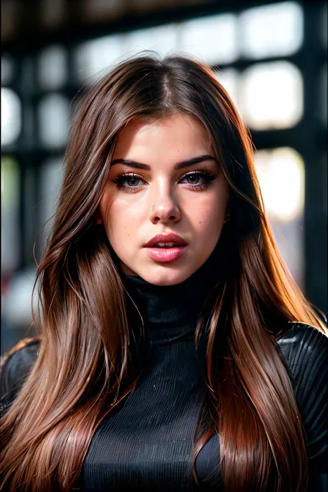 A stunning intricate full color portrait of marLucas1 , wearing a black turtleneck, epic character composition, by ilya kuvshinov, alessio albi, nina masic, sharp focus, natural lighting, subsurface scattering, f2, 35mm