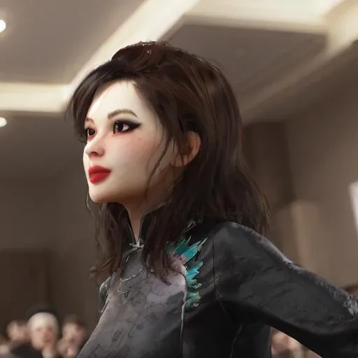 ((masterpiece)),((bestquality)),8k,high detailed,ultra-detailed, depth of field, wide angle,1girl, Martina  <lora:Martina_Lora:1>, solo,  Neutral Expression, Style pose, cinenatic lighting, Dramatic atmosphere, female focus,