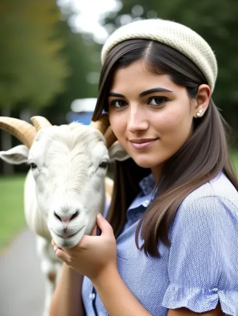 Canon PowerShot G7X MarkII, a woman holding a Goat's Beard