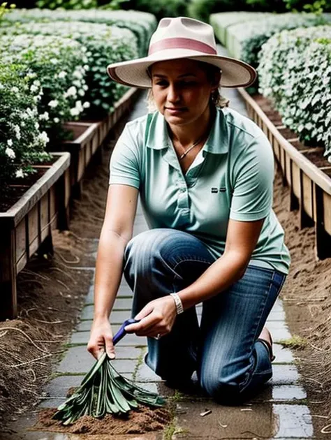 Fujifilm FinePix F610, a woman holding a Sage Perennial
