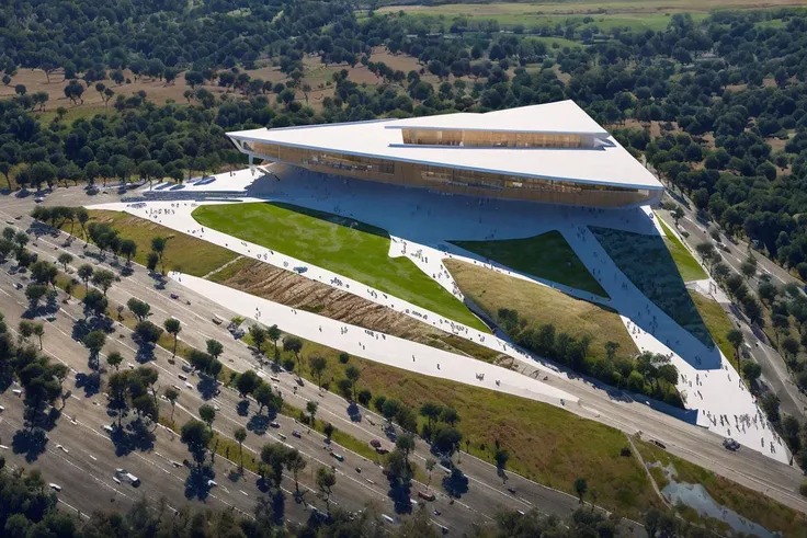 a research center in a valley