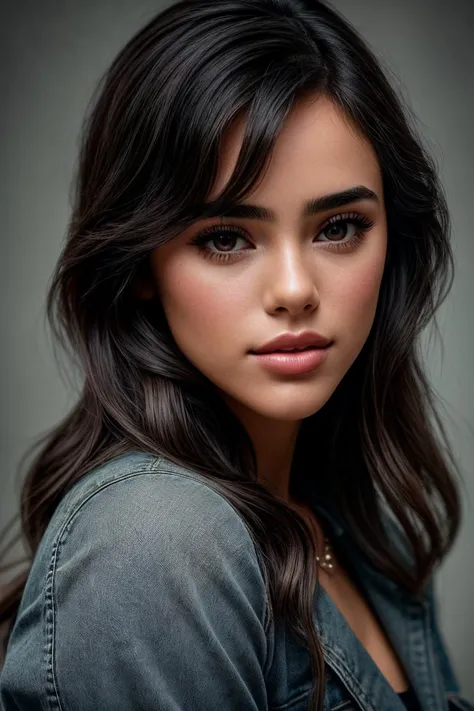 photo of beautiful (bb1ancard1-130:0.99), a woman with perfect hair, wearing Light Gray (Vest, Jeggings:1.1), (tintype, vintage photo:1.2), (plain background, gradient:1.1), (closeup portrait), modelshoot style, (extremely detailed CG unity 8k wallpaper), professional majestic photography, (Leica M6 Camera), 24mm, exposure blend, hdr, faded, extremely intricate, High (Detail:1.1), Sharp focus, dramatic, soft cinematic light, (looking at viewer), (detailed pupils), 4k textures, elegant, ((((cinematic look)))), soothing tones, insane details, hyperdetailed, low contrast, (epicPhoto)
