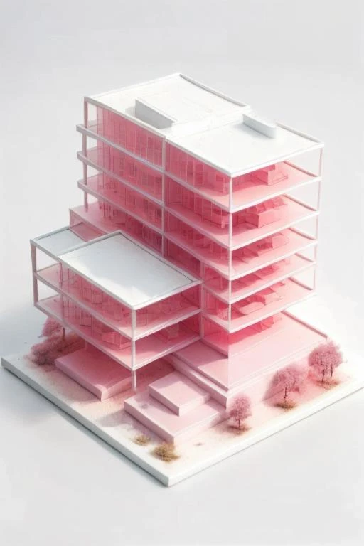 <lora:Mr_Mc_Colouri_AR_V1:0.8>,MC_AR,Building,model_building,Pink,