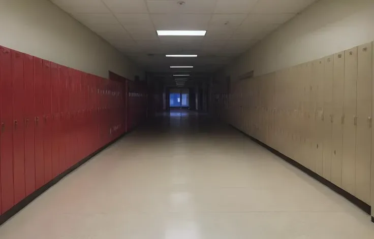 <lora:S1-Backroom_Deliberate-000008:0.65>, backroom,liminal space,Level-190,School Detention,inside,corridor,dark,dark room,lights out,dark,corridor,(red locker), (photorealistic), [sharp focus], (HDR), (8k), (gigapixel), (masterpiece)