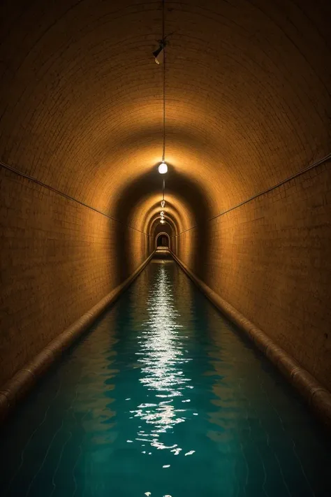 backroom, liminal space,  water, tunnel, distant neon
(photorealistic), [sharp focus], (HDR), (8k), (gigapixel), (masterpiece)