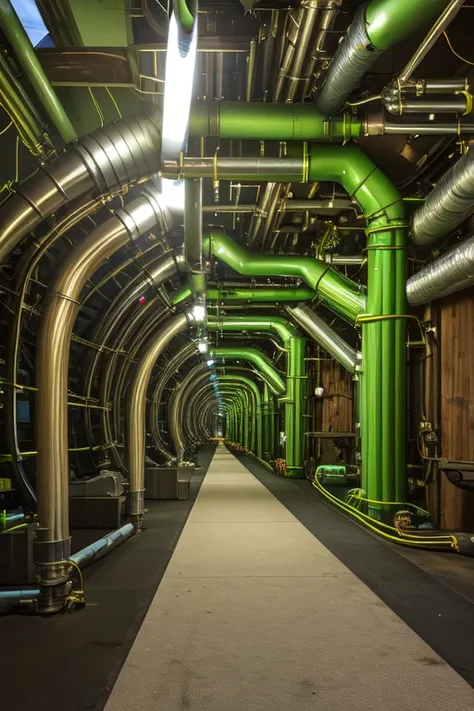 <lora:S1-Backroom_Dreamlike-000008:0.5>,
backroom,liminal space,Level-2,Pipe Dreams,inside,pipeline,engineering,pipe,basement,corridor,infinity corridor,wire,electric wire,green and blue lighting,
engineering pipeline,sewer, 
(photorealistic), [sharp focus], (HDR), (8k), (gigapixel), (masterpiece)