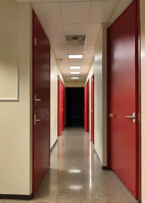 <lora:D1s-Backroom:0.65>, backroom, liminal space,
Level-190,School Detention,inside,corridor,dark,dark room,corridor, door, red door,, BREAK,
sun light , water,
(photorealistic), [sharp focus], (HDR), (8k), (gigapixel), (masterpiece)
