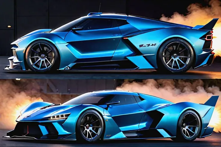 RAW photo, Full body shot, Concept, Futuristic Race Truck, Aerodynamic, Glowing Laser lighting, Harley J. Earl, Denim blue, hyperdetailed, drool overalldetail uhd 32k, <lora:add-detail-xl:1> <lora:MJ52:0.5> <lora:sdxl_lightning_8step_lora:1>