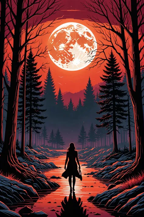 by Diane Pierce and Alena Aenami in the style of Dan Mumford, horror, lustrous, occult <lora:attractive:2.00><lora:perfect_eyes:0.80><lora:XDetail_heavy:0.80>