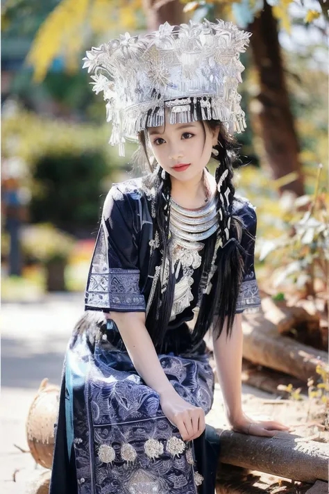 blurry, depth_of_field, blurry_background, 1girl, blurry_foreground, solo, bokeh, black_hair, looking_at_viewer, jewelry,(Ultra-realistic 8k CG: 1.2), perfect artwork, exquisite patterns, intricate details, (unparalleled masterpiece, best quality: 1.2), (extremely complex: 1.2), <lora:miaojiangshaonv:1>, <lora:ç»èè°æ´ add_detail:0.8>,  <lora:[LoHa] Pastlight æå Concept Style:0.8>