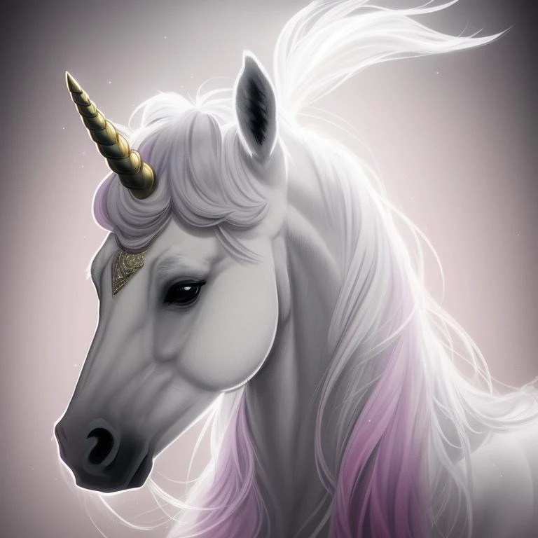 portrait, unicorn, spill light, hazy, Gradients, <lora:epiNoiseoffset_v2Pynoise:2>