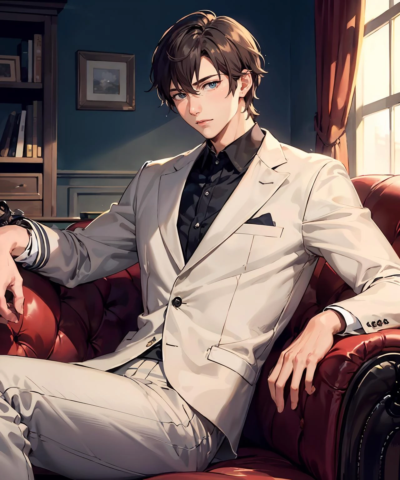 best quality, 1boy, handsome, young