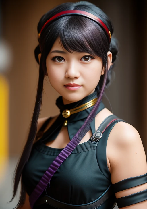 photo of cosplay portrait bokeh high quality detail pores cute corneo_thorn_princess_yor