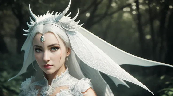 analog style, digital art of a woman in white dragon dress, 8k, intricate details, detailed face and eyes,(rendered eyes) <lora:epiNoiseoffset_v1:1>