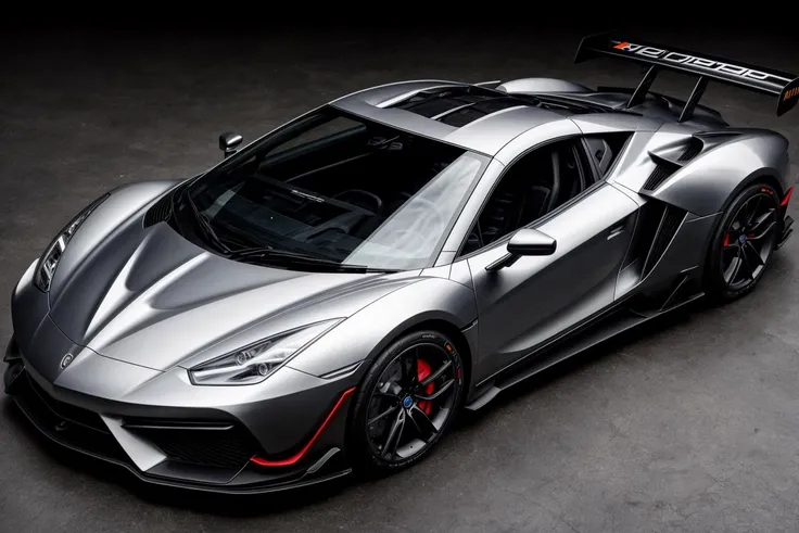 hipoly model of supercar, 8k uhd, high quality