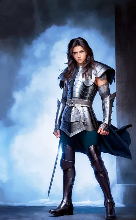 (fullbody:1.2),(foot:1),dark,Sword,8k, RAW photo, best quality, (masterpiece:1.2), (realistic:1.3), (photorealistic:1.3), ultra-detailed, (high detailed skin:1.2), 8k uhd, dslr, soft lighting, high quality, film grain, Fujifilm XT3, best quality, beautiful lighting, handsome,(1boy:1.2), muscle,<lora:st1:0.85>