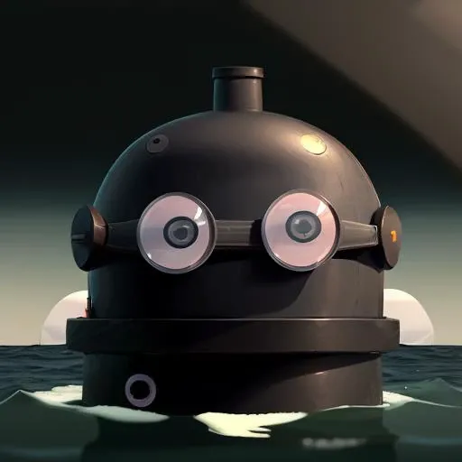 <lora:googeyes_v1:1>, googeyes, submarine periscope